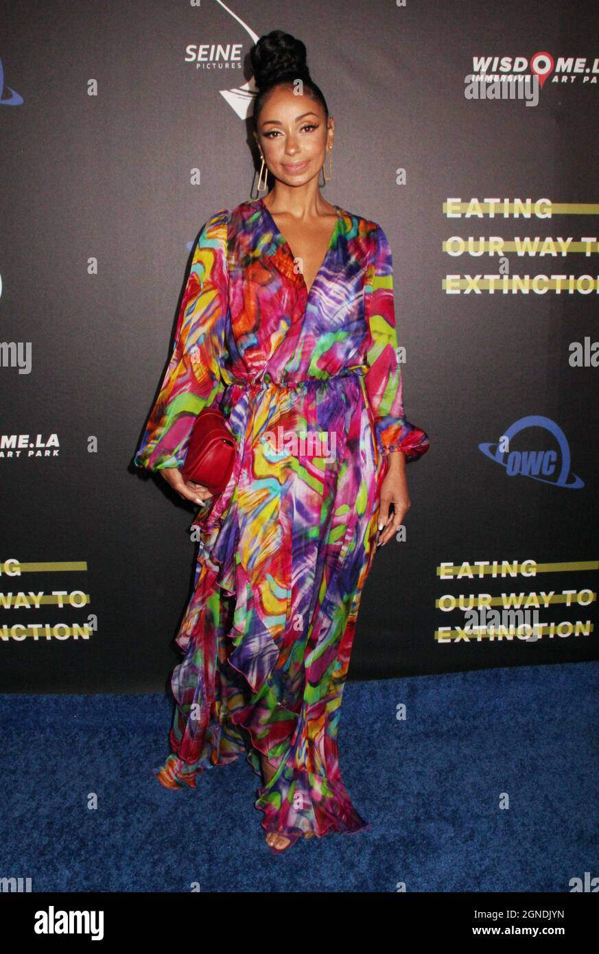 Mya  09/14/2021 The world premiere of "Eating Our Way To Extinction" at Wisdome L.A. in Los Angeles, CA Photo by Izumi Hasegawa / HollywoodNewsWire.net Stock Photo