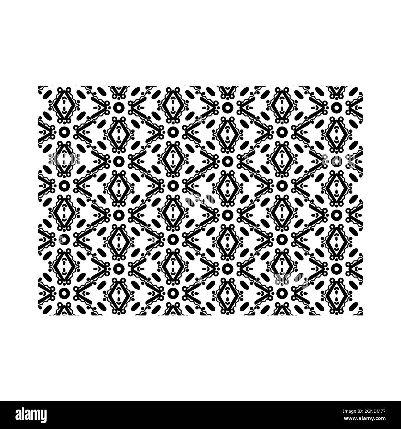 Beautiful and creative black and white pattern design Stock Photo - Alamy