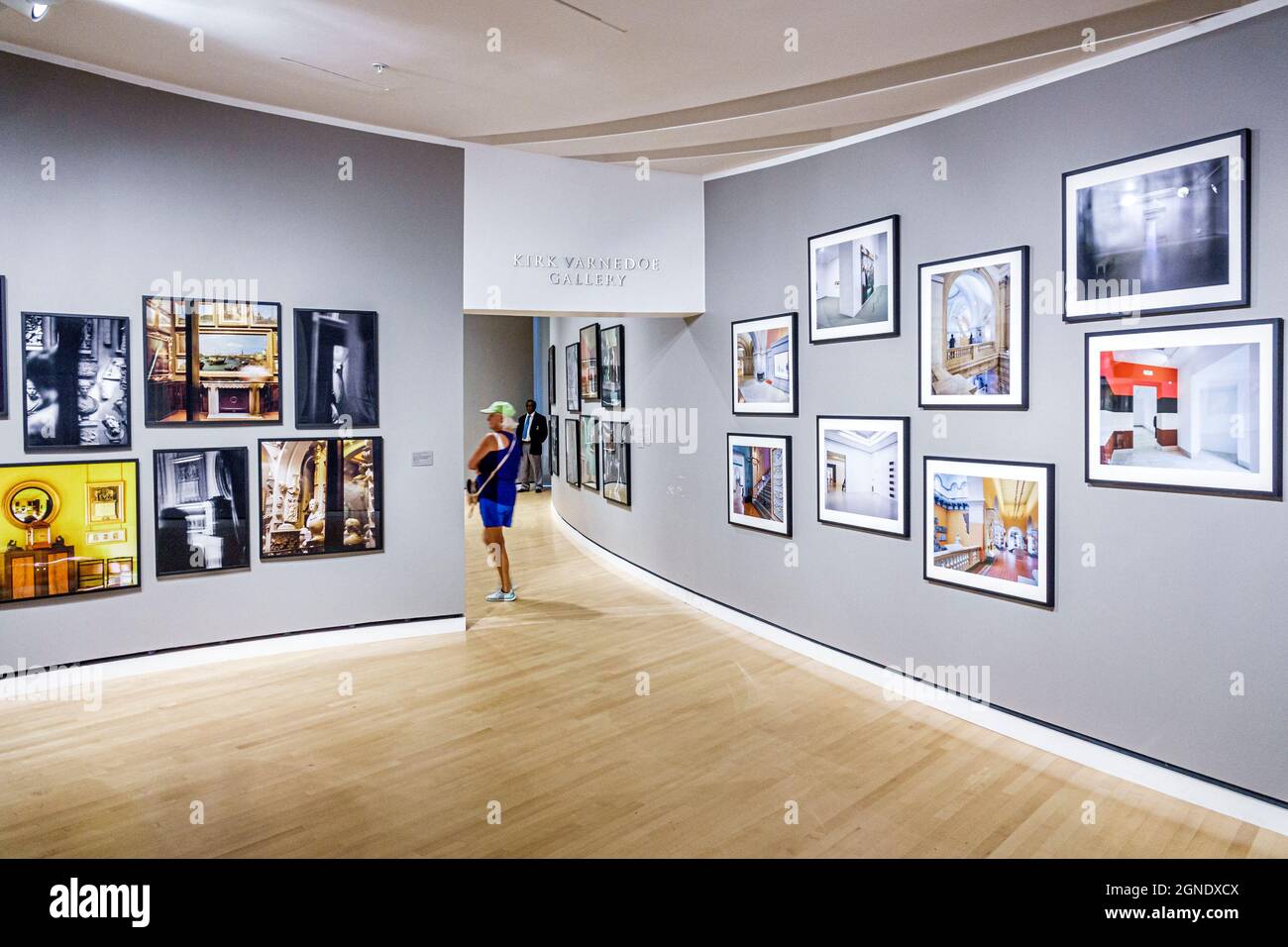 Savannah Georgia,Telfair Museums Jepson Center,contemporary art museum exhibit exhibition collection photography inside interior Stock Photo