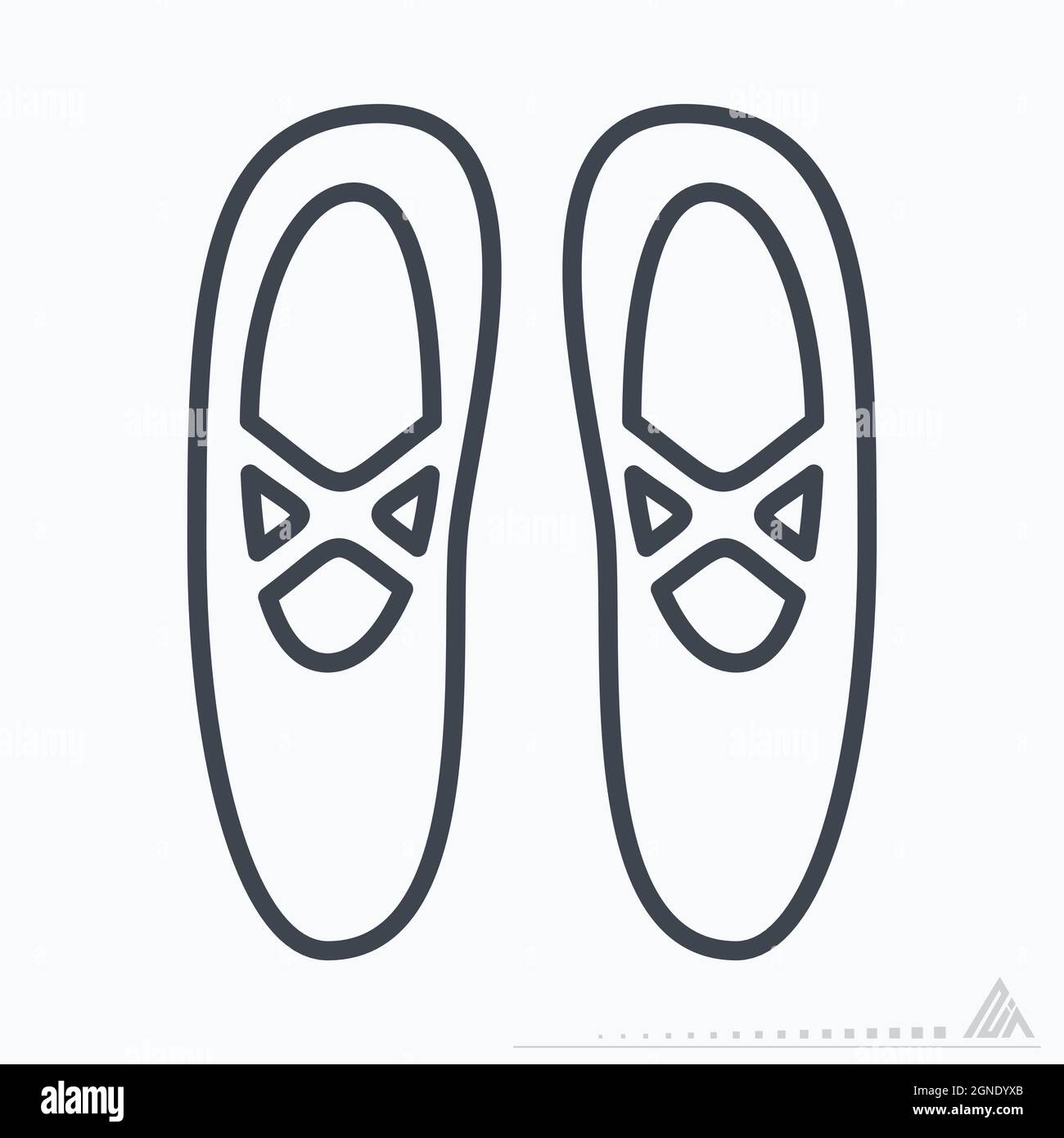 Icon Ballet Shoes - Line Style - Simple illustration, Editable stroke,  Design template vector, Good for prints, posters, advertisements,  announcements Stock Vector Image & Art - Alamy