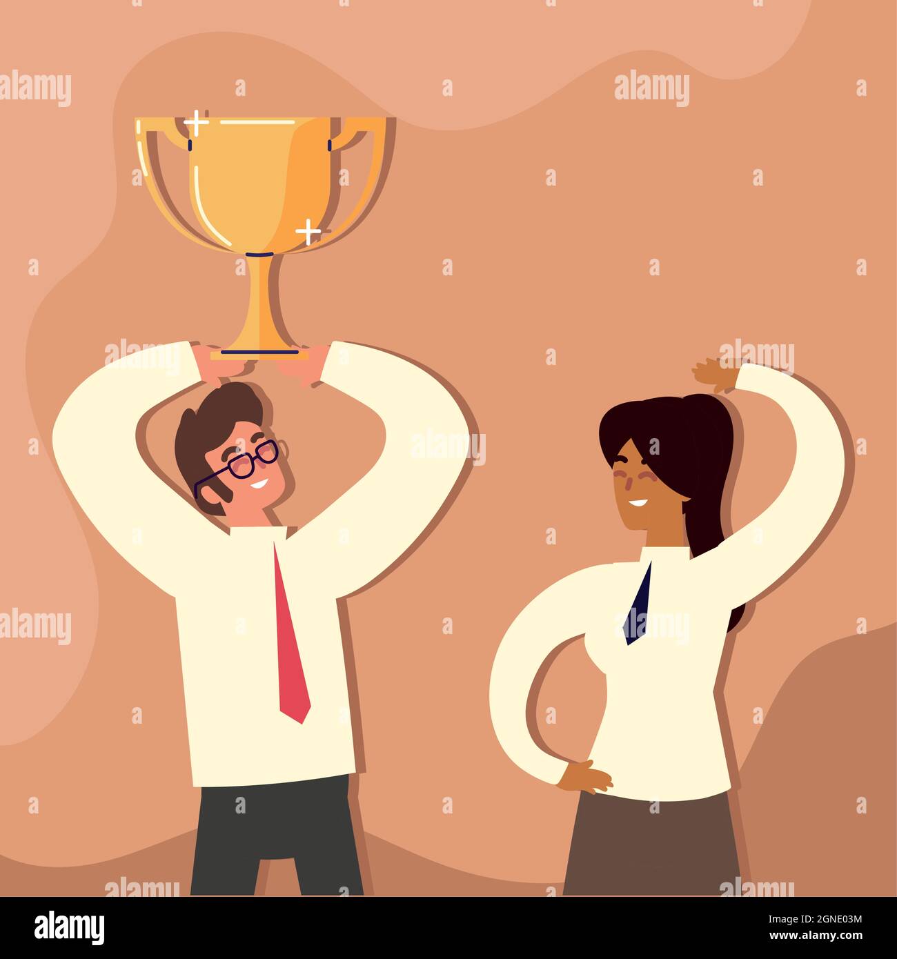 happy business people Stock Vector Image & Art - Alamy