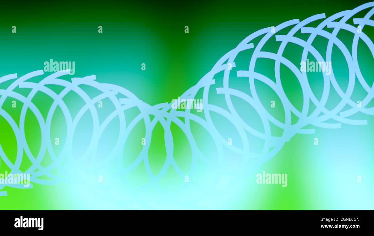 Abstract digital green gradient shape blurred modern background Stock Photo