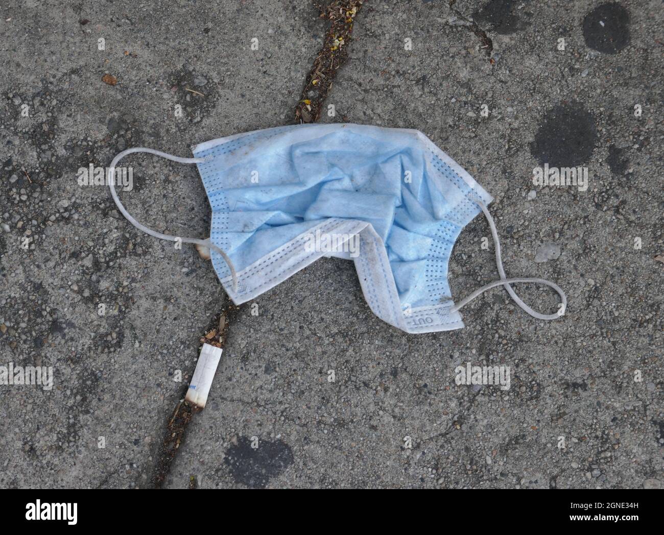 Los Angeles, California, USA 22nd September 2021 A general view of atmosphere of discarded face
