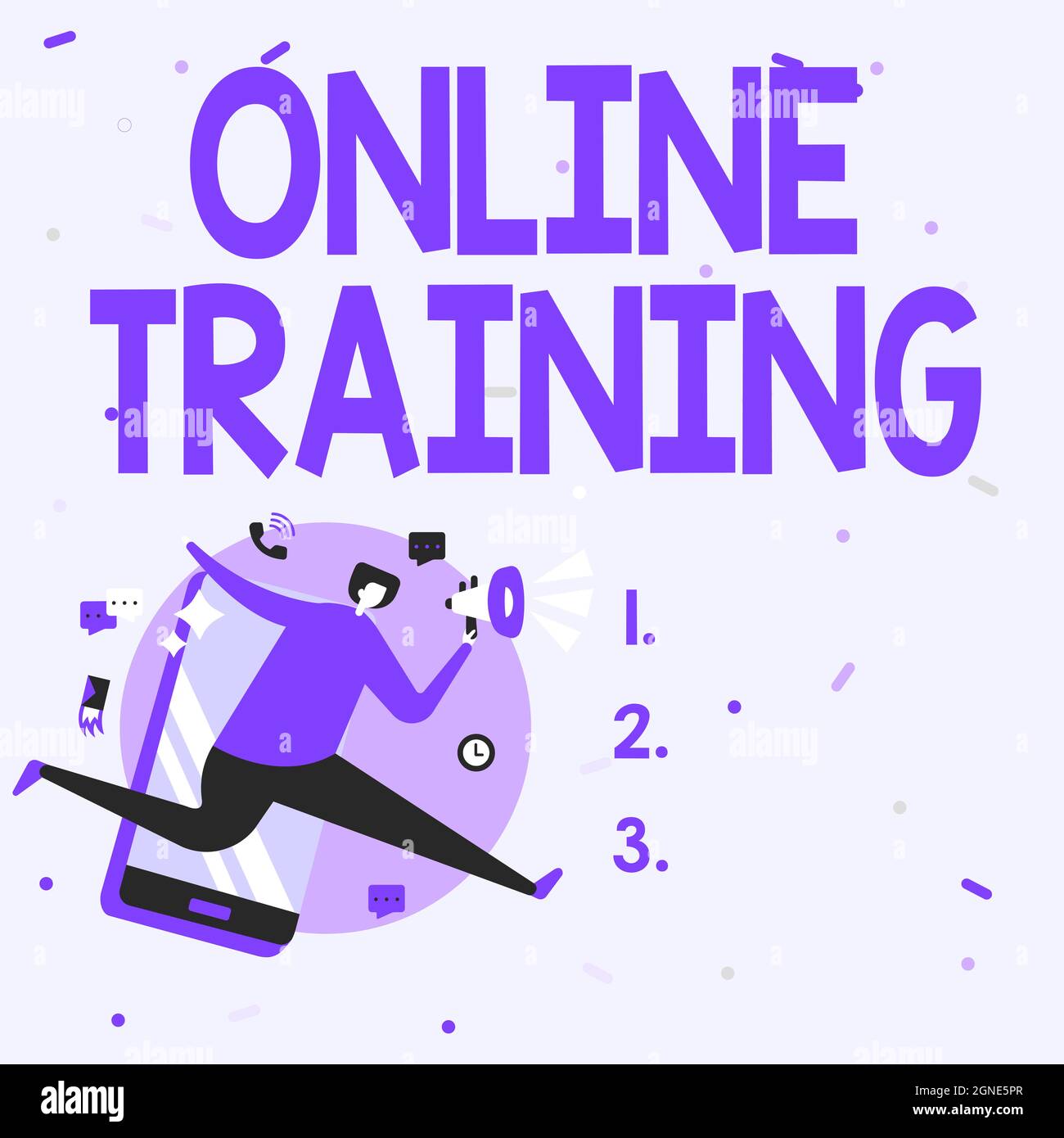 Hand writing sign Online Training. Internet Concept Take the education ...