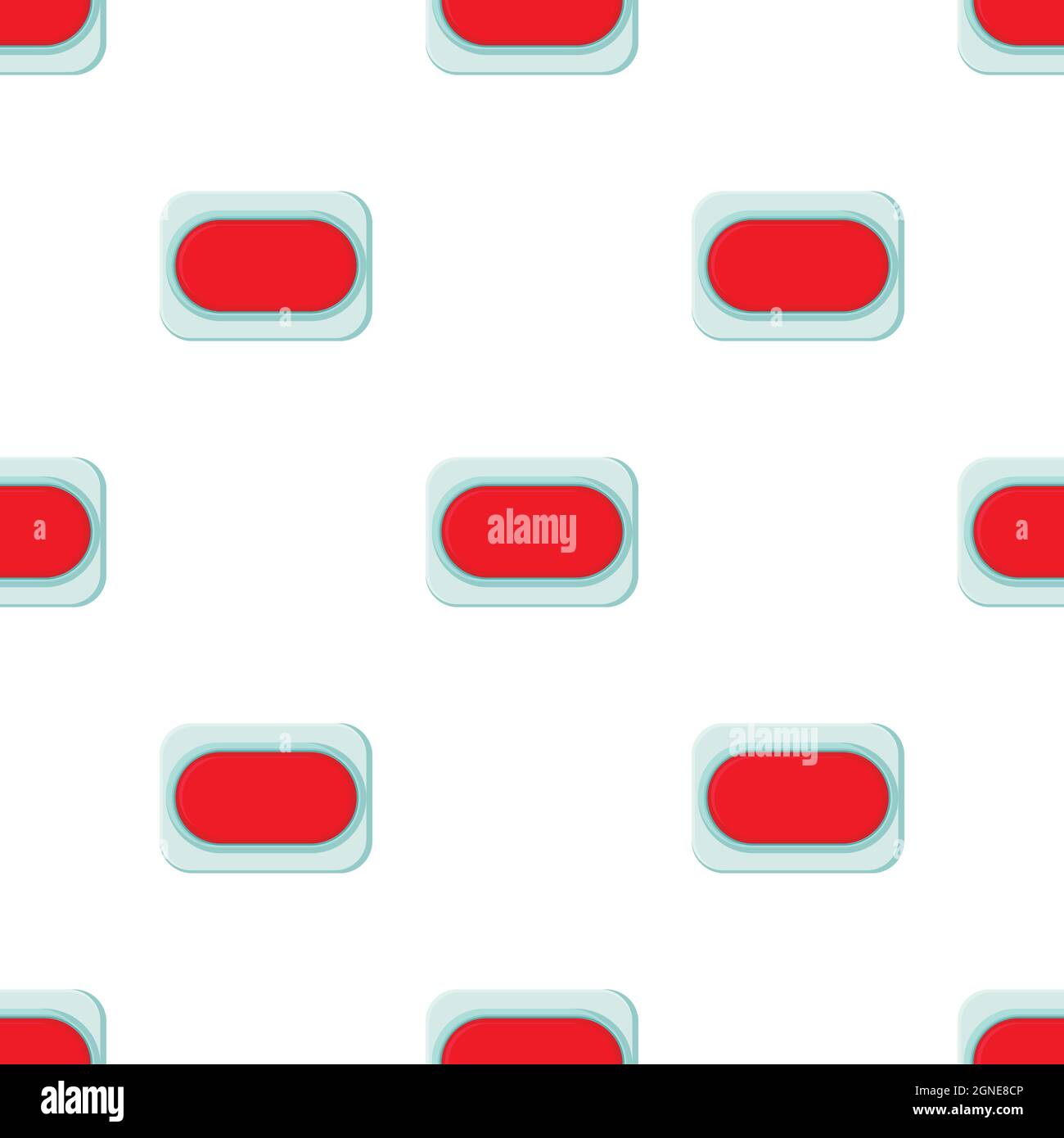Red rectangular button pattern seamless background texture repeat