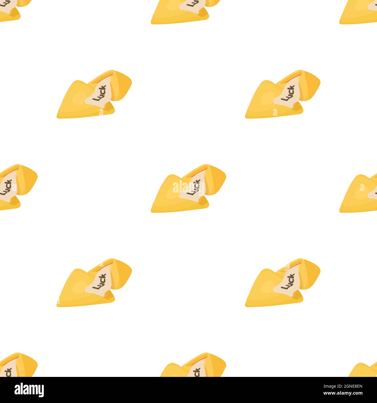 Fortune cookies pattern seamless background texture repeat wallpaper