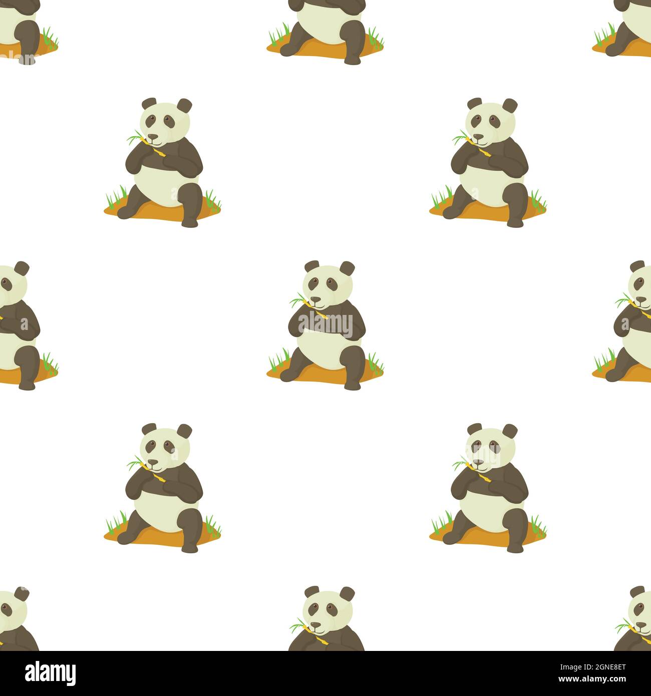 Panda pattern seamless background texture repeat wallpaper geometric ...