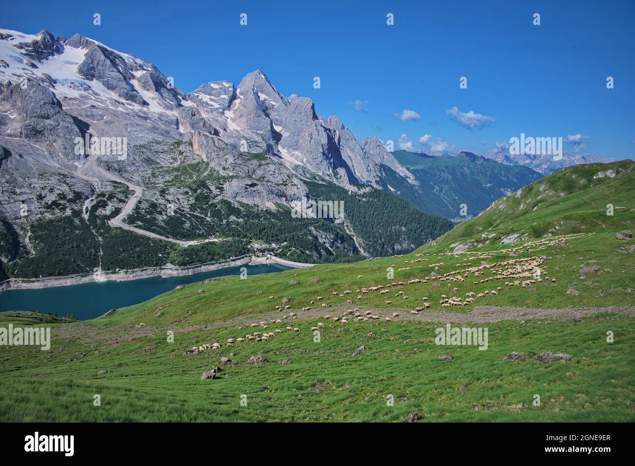 Northern Italy Rocks Amazing rocks of Dolomite mountains in Italy Stock Photo - Alamy