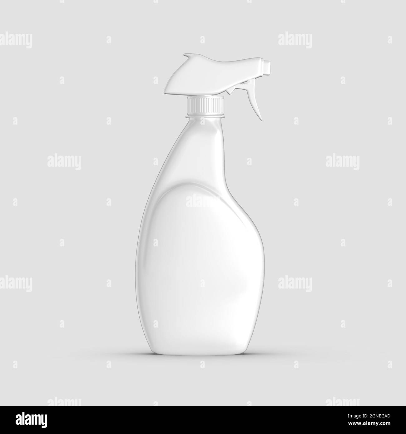 Spray bottle white 3D rendering isolated white background Stock Photo ...