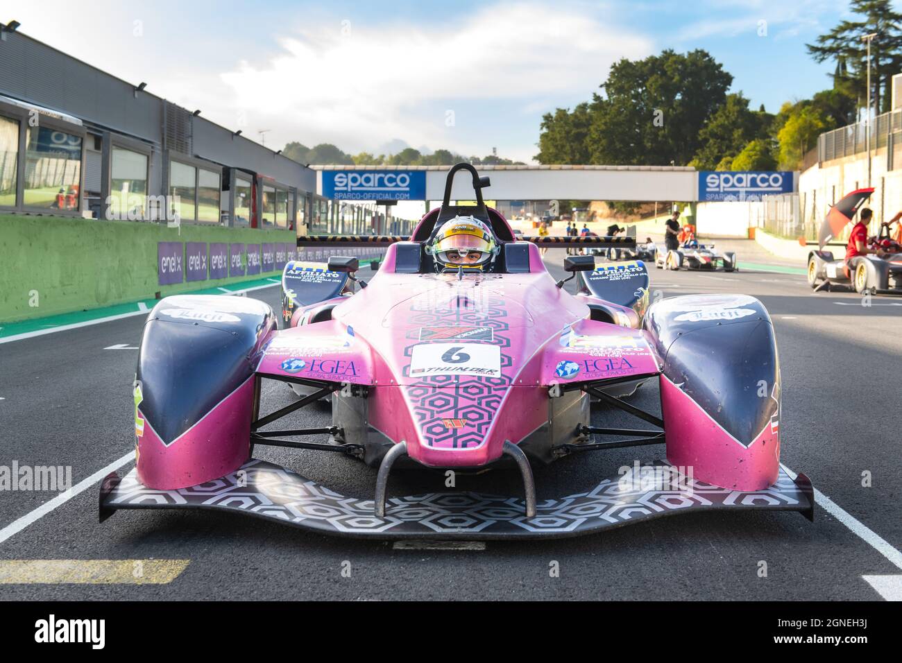 Vallelunga, italy september 19th 2021 Aci racing weekend. Race car ...