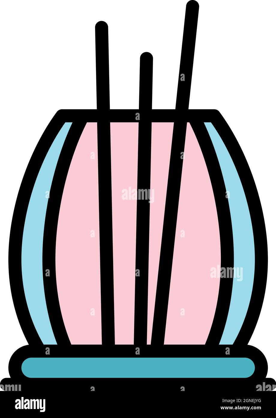 Perfume air freshener icon. Outline perfume air freshener vector icon ...