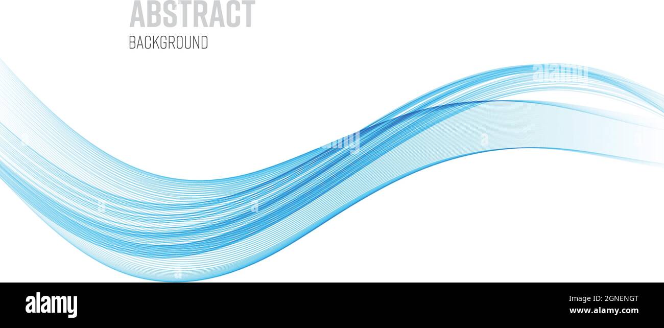 Abstract blue wave vector background Stock Vector Image & Art - Alamy