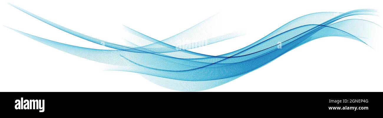 Abstract blue wave vector background Stock Vector Image & Art - Alamy