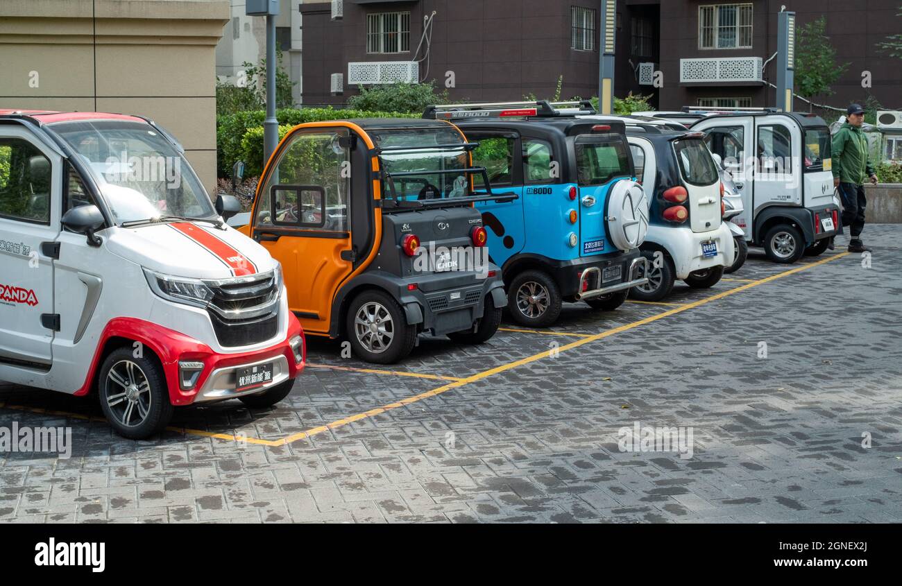Small,easy to park micro,mini,car,cars, parked in limited space along Rue  St Honore, a fashionable,up-market shopping street in centre, 1,Paris Stock  Photo - Alamy