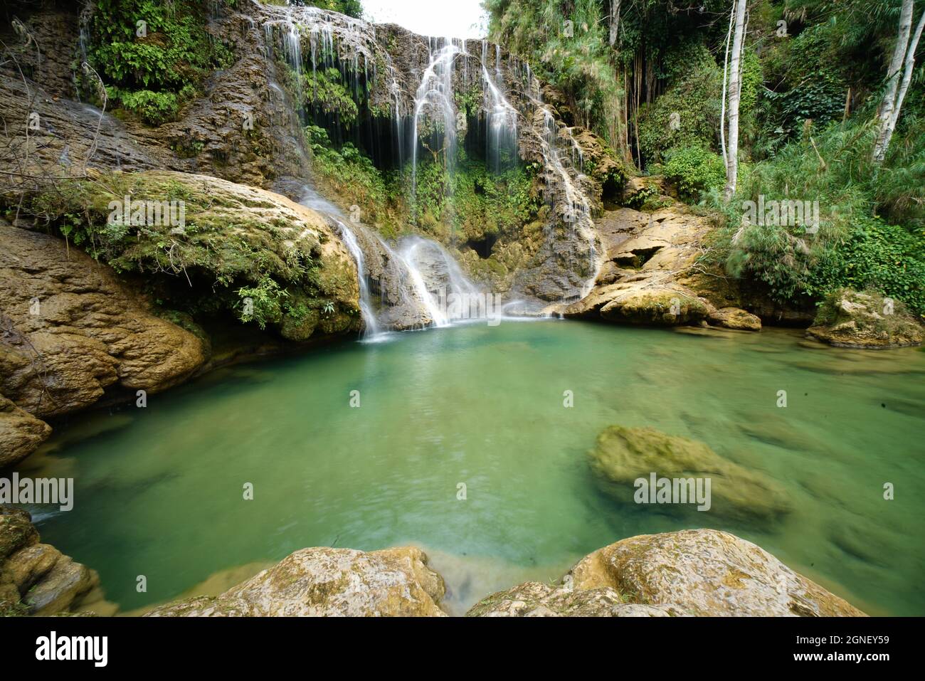 Hoa binh waterfall hi-res stock photography and images - Alamy