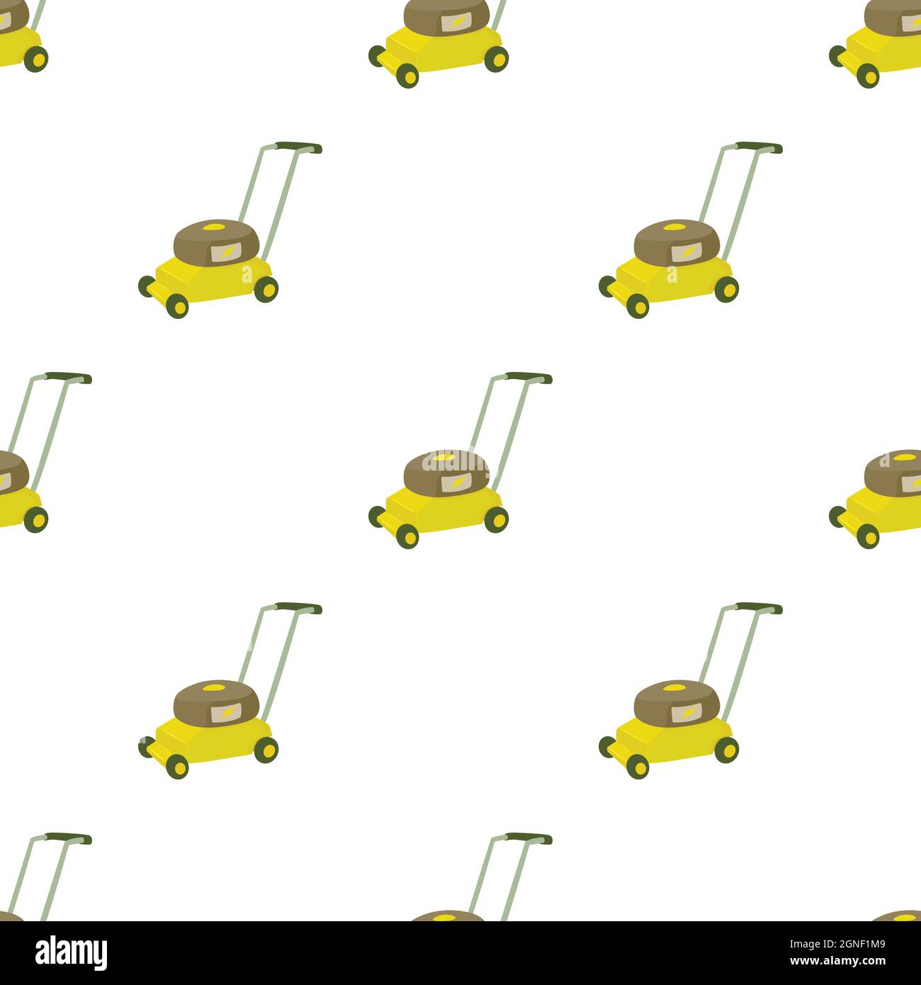 Lawnmower pattern seamless background texture repeat wallpaper geometric vector Stock Vector