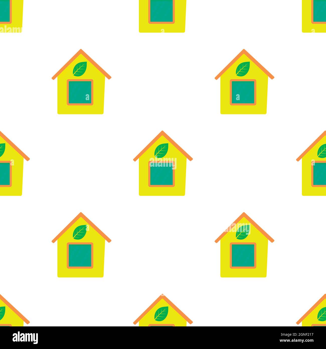 Eco house pattern seamless background texture repeat wallpaper ...