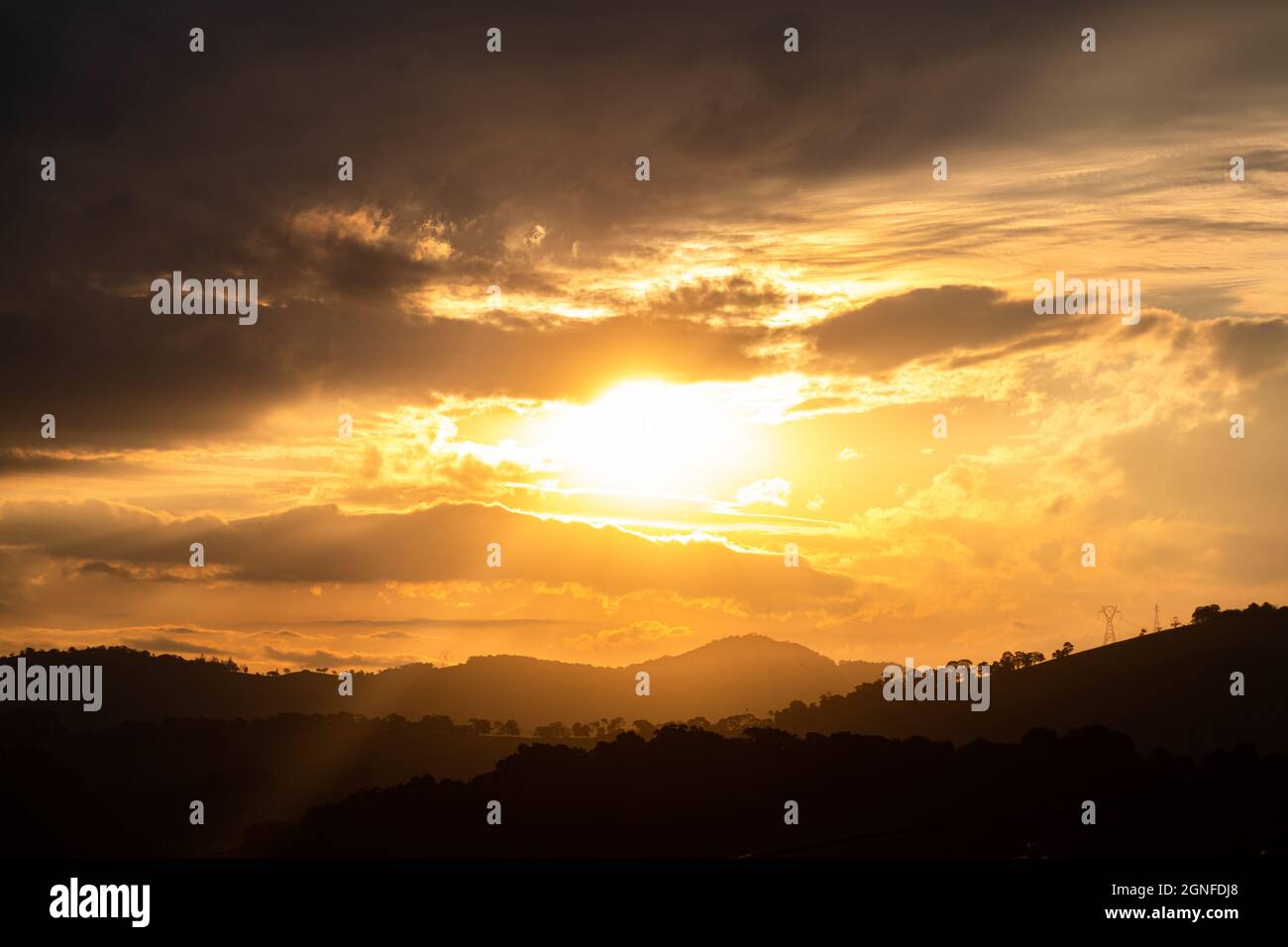 dark blue sky Stock Photo