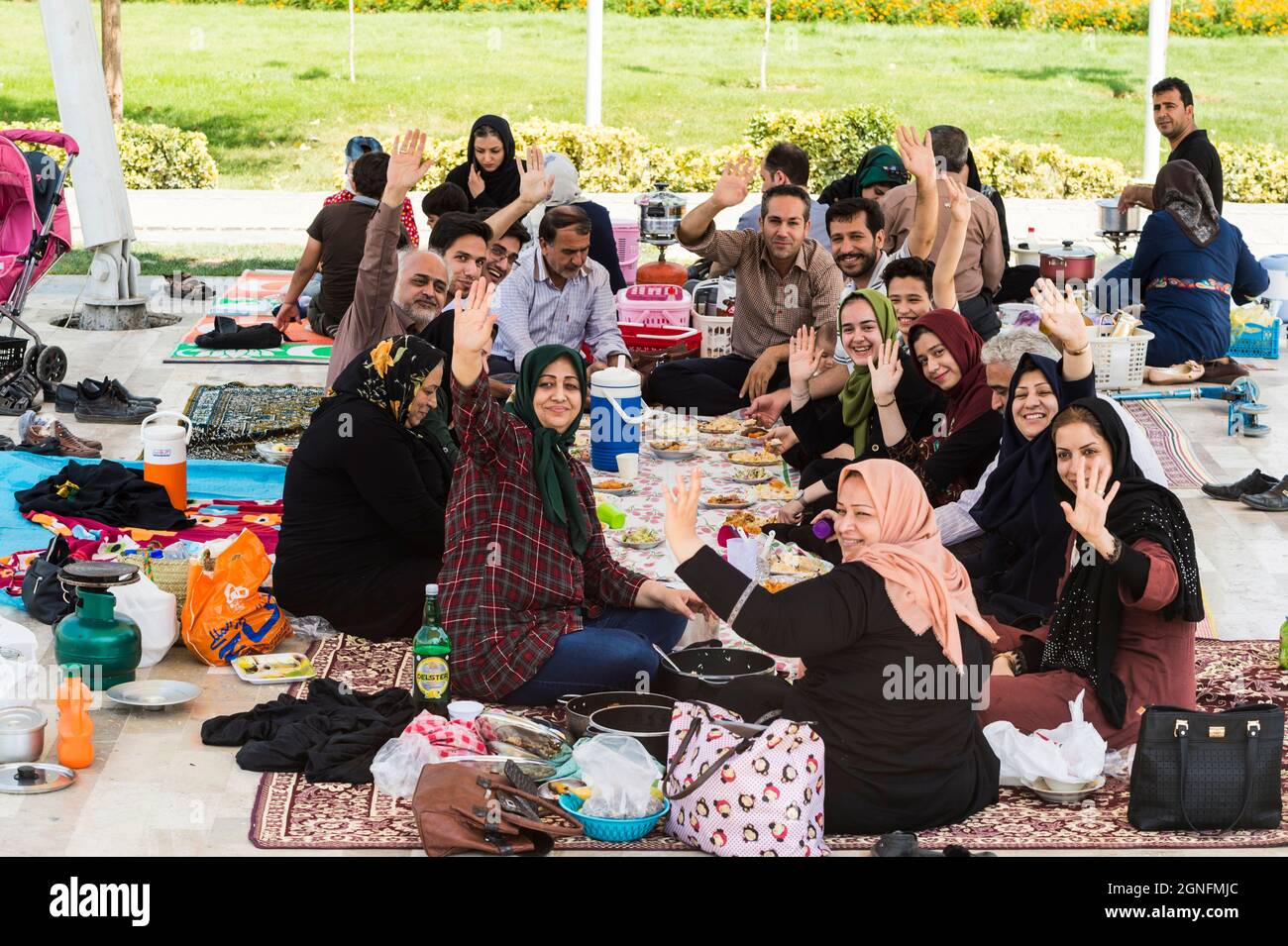 Iranian family picnic hires stock photography and images Alamy