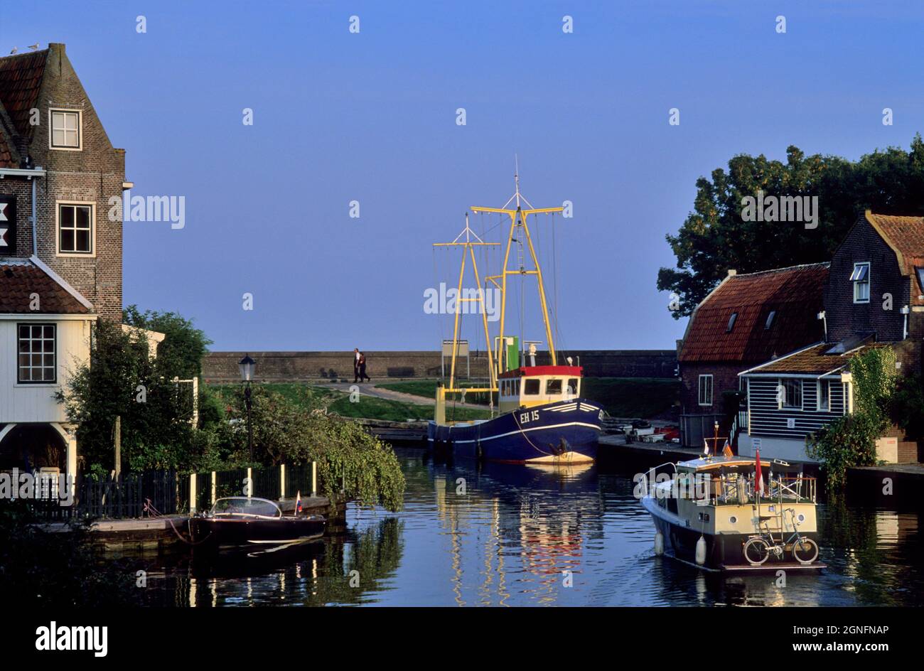 HOLLAND, NETHERLANDS, NOORD-HOLLAND AND IJSSELMEER REGION, TOWN OF ENKHUIZEN Stock Photo