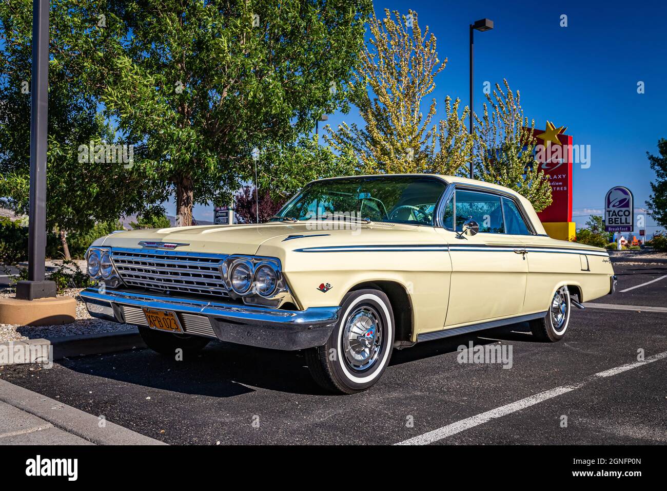 Carson City, NV - August 3, 2021: 1962 Chevrolet Impala Hardtop Coupe at a local car show. Stock Photo