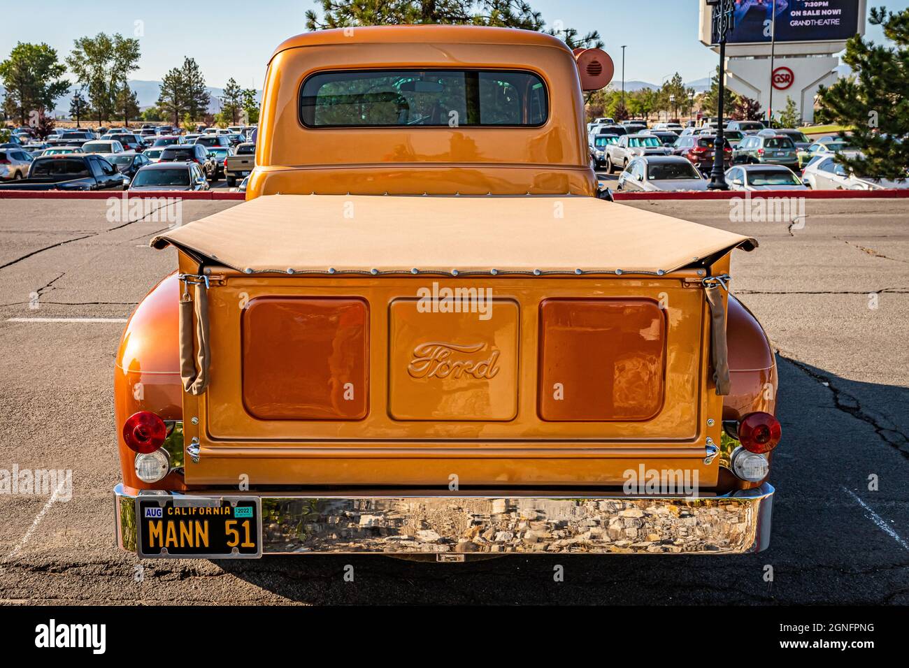 Reno, NV August 4, 2021 1951 Ford F1 pickup truck at a local car