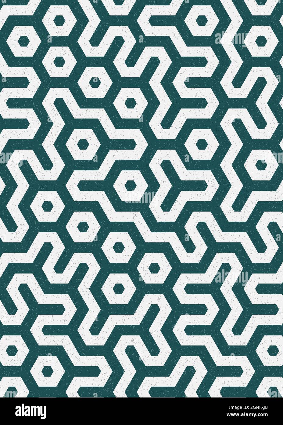 Computer-generated Hexagon Tile Connection art background design ...
