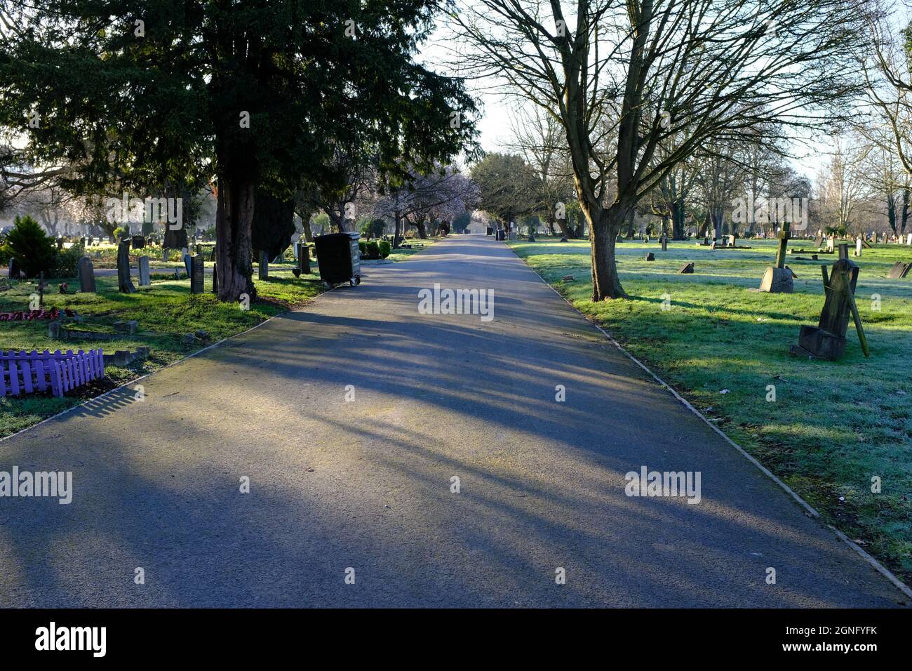 Lambeth Cemetery Tooting London Stock Photo Alamy