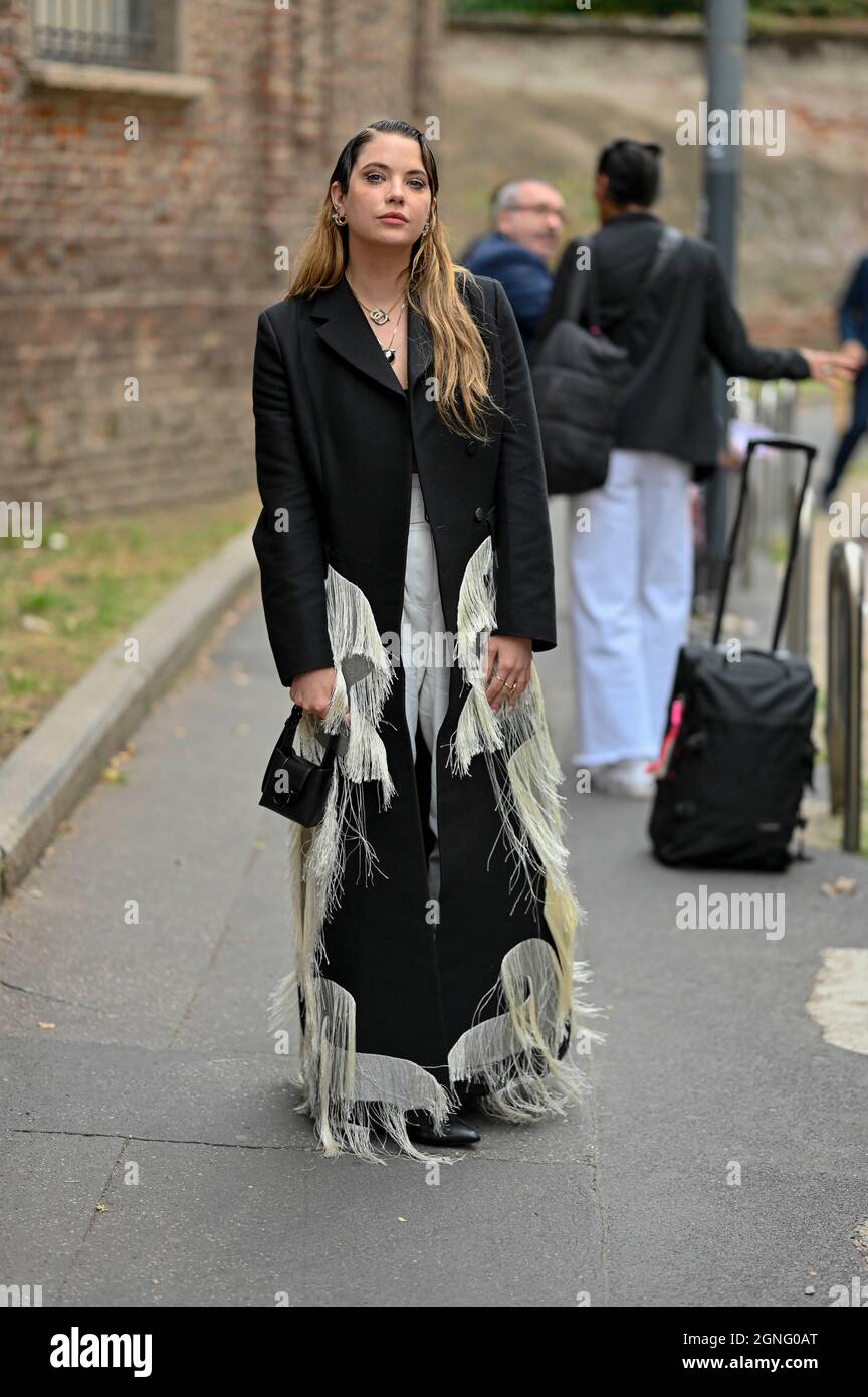 Milan, Italy. 25th Sep, 2021. Milan, Milan Fashion Week, Women Spring