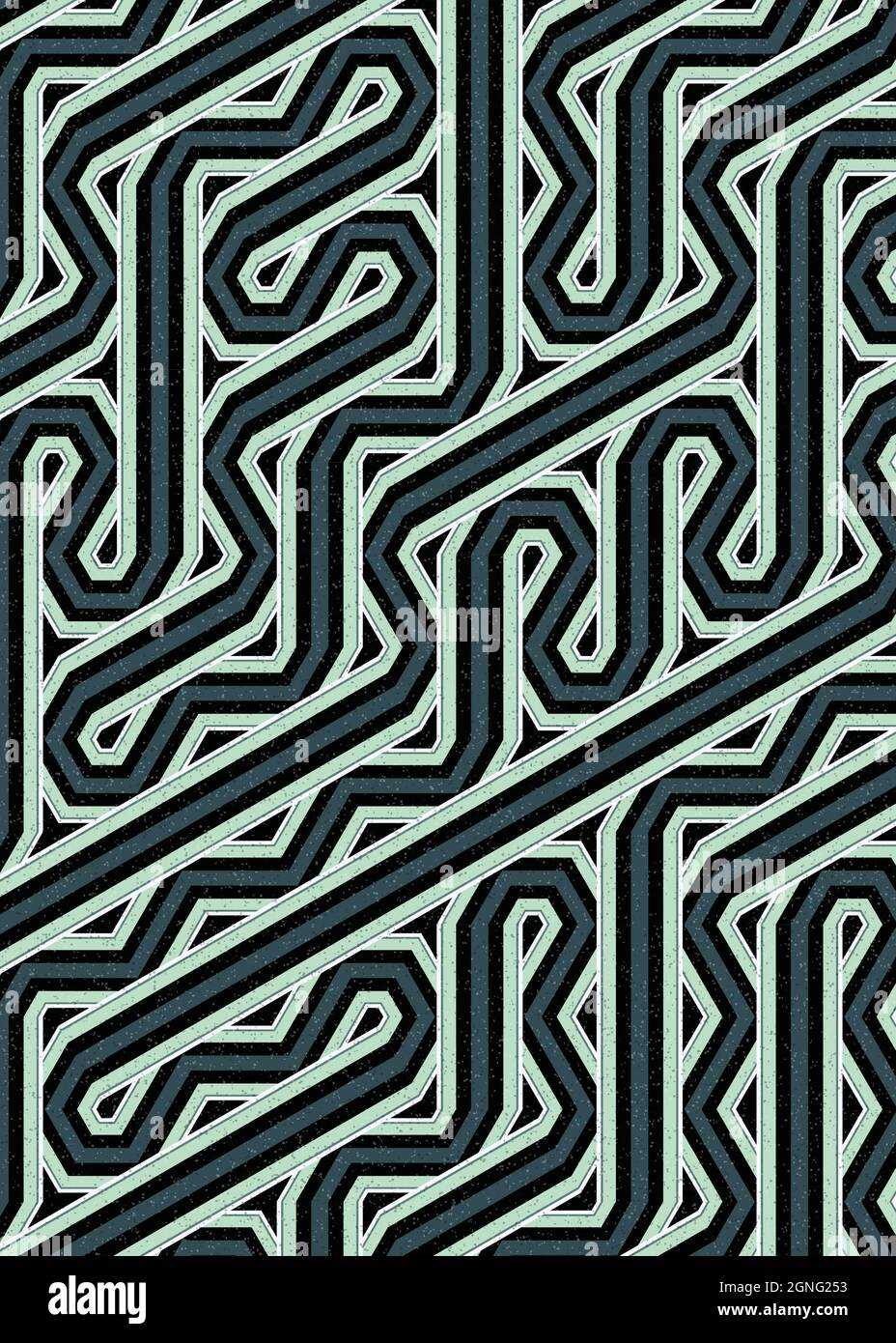 Computer-generated Hexagon Tile Connection art background design ...