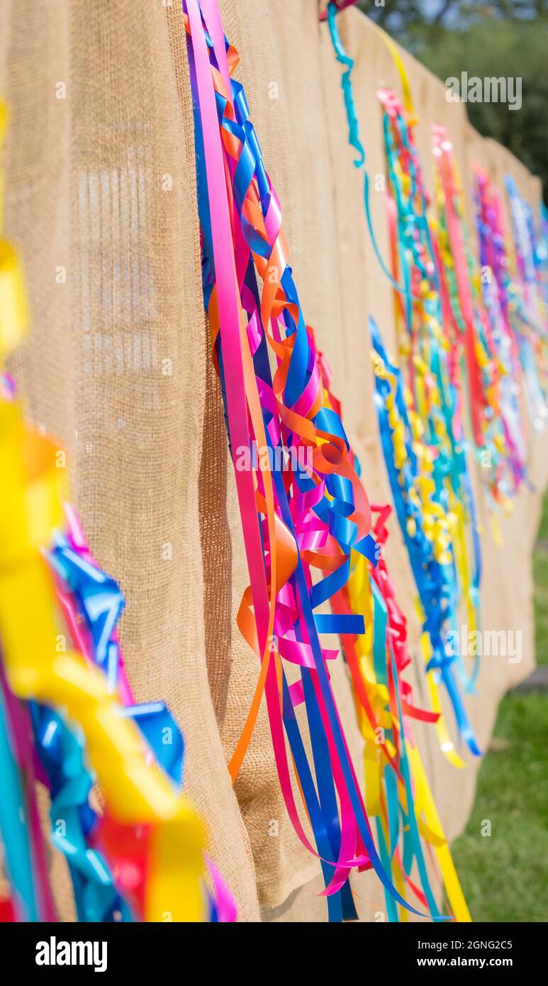Streamers attached hires stock photography and images Alamy