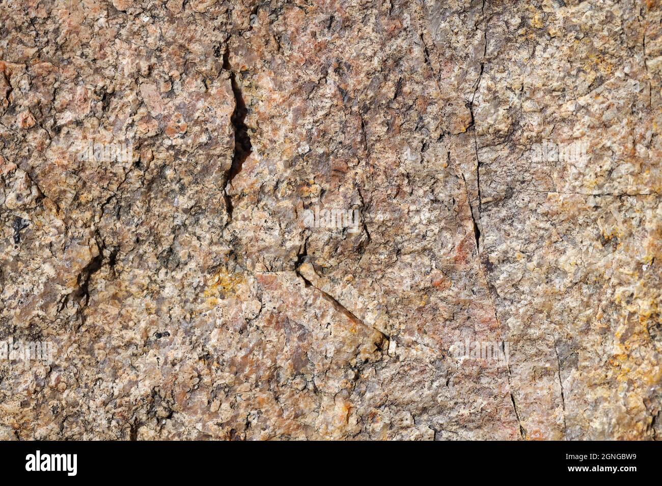 Granite stone surface texture. Texture of rough granit stone surface background. Abstract background from natural material Stock Photo