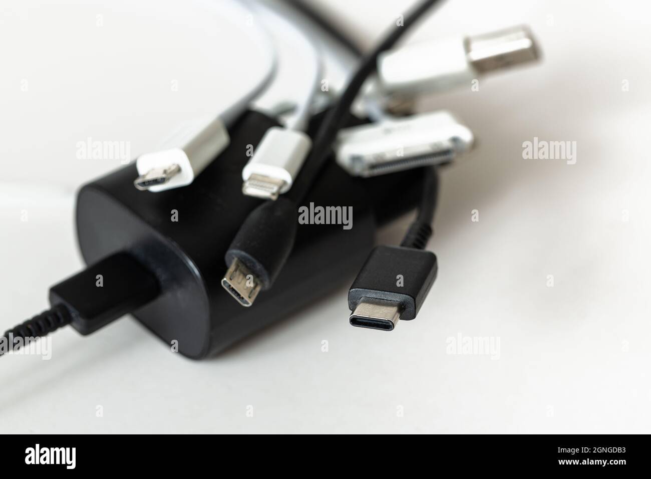 EU proposes standardization of charging cables for cell phones according to  the USB-C standard, Saving and avoiding waste through standardization Stock  Photo - Alamy