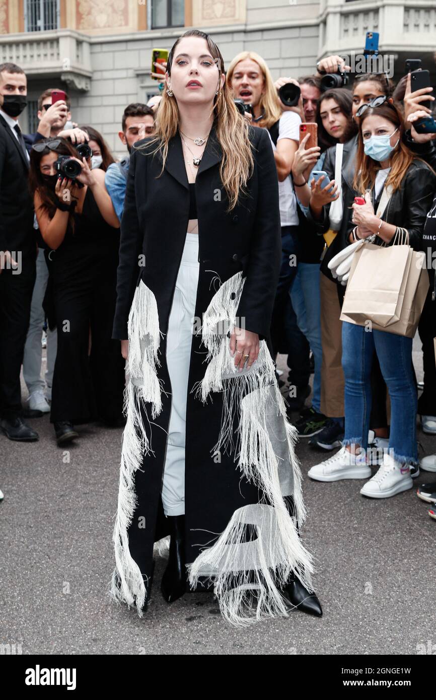 Milan, Italy. 25th Sep, 2021. Ashley Benson arrives to the Salvatore
