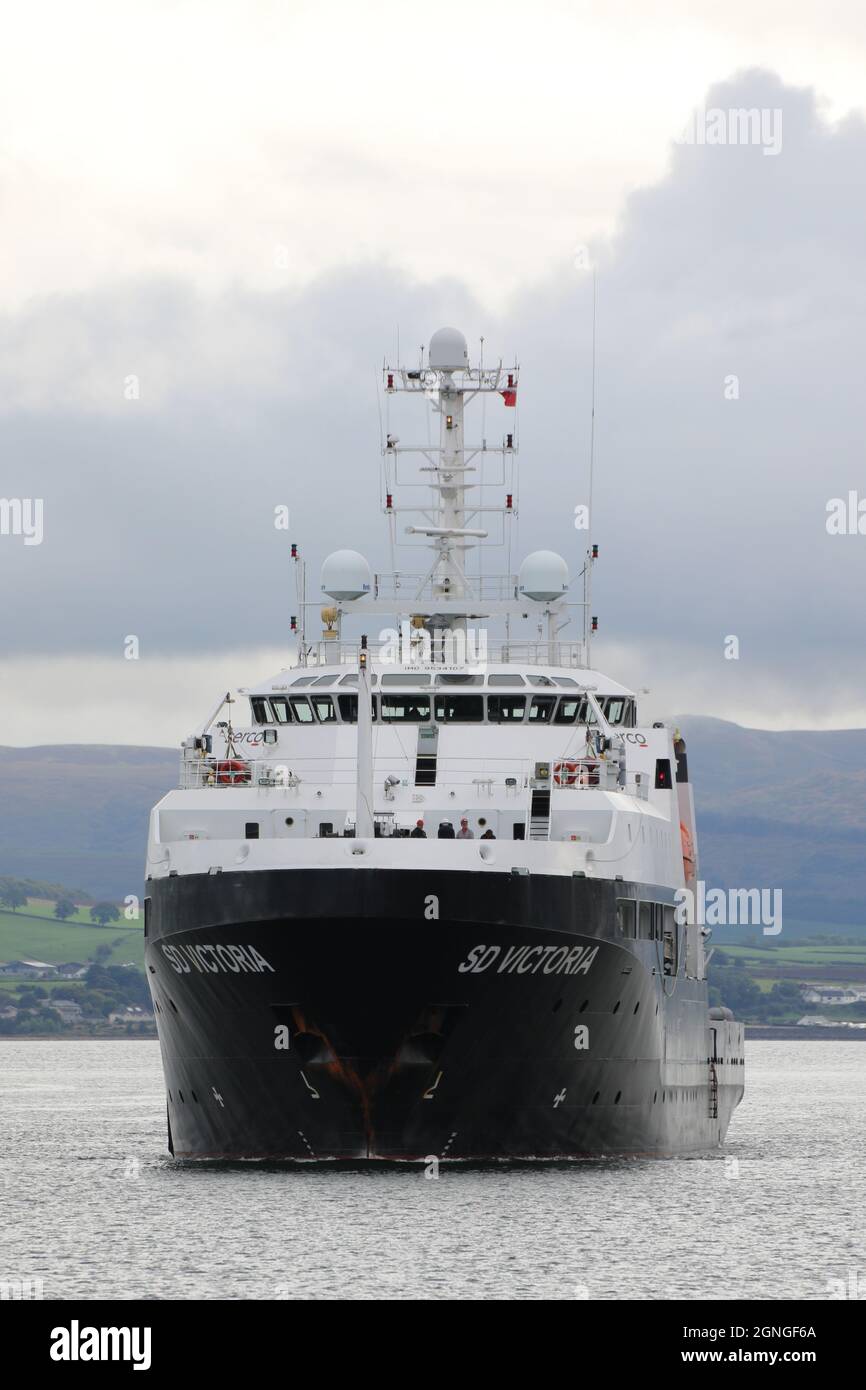 SD Victoria, a worldwide support vessel operated by Serco Marine