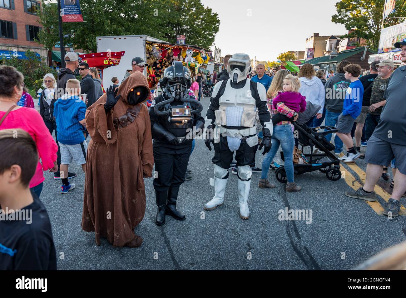 Ephrata, PA, USA September 25, 2021 Star Wars invaded the annual
