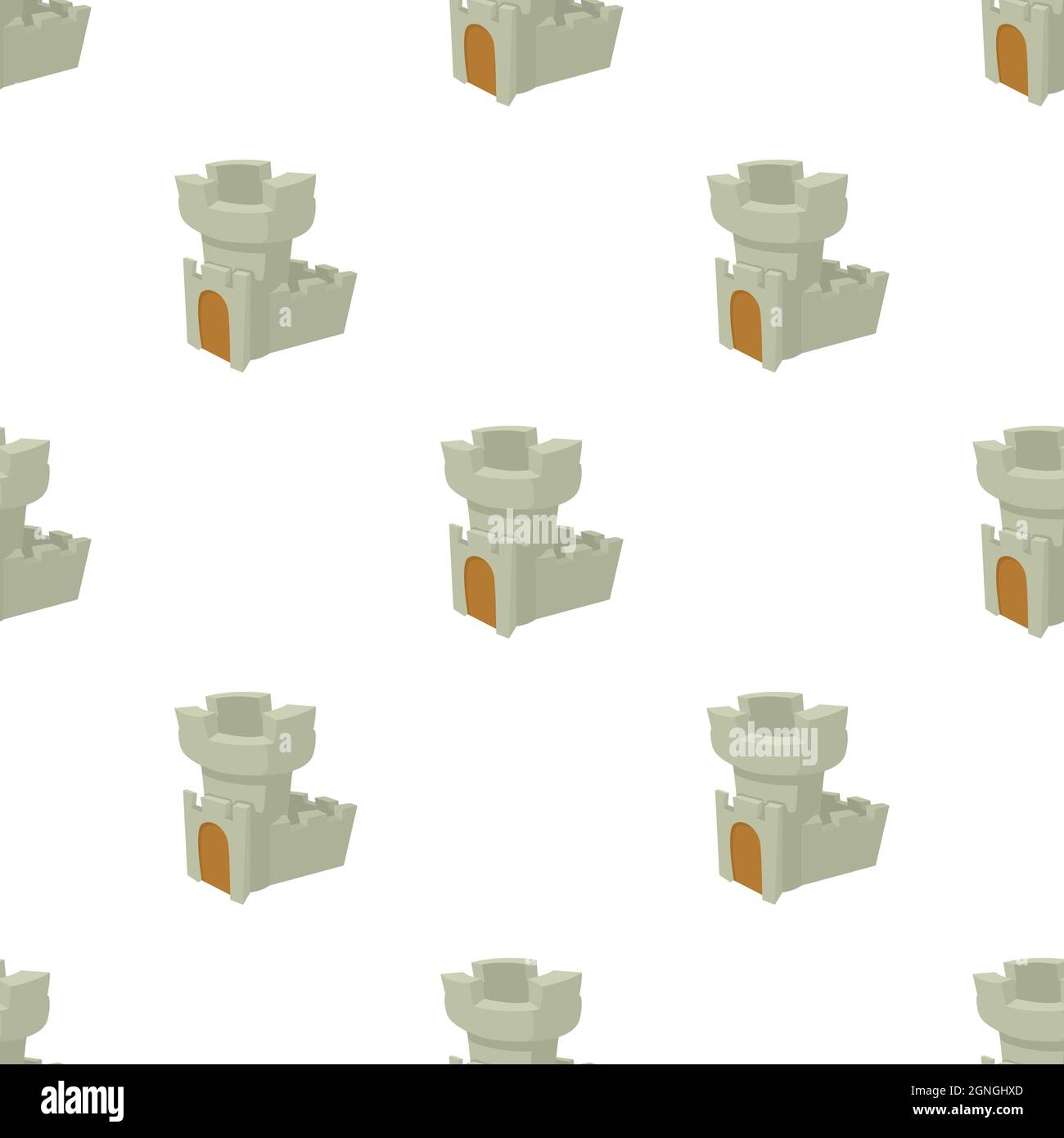 Castle tower pattern seamless background texture repeat wallpaper ...