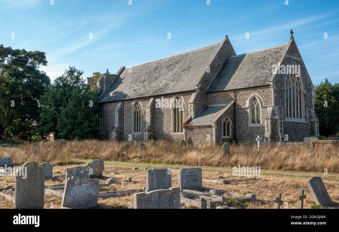 St Andrew’s Church, Alderton, Suffolk , England Stock Photo Alamy