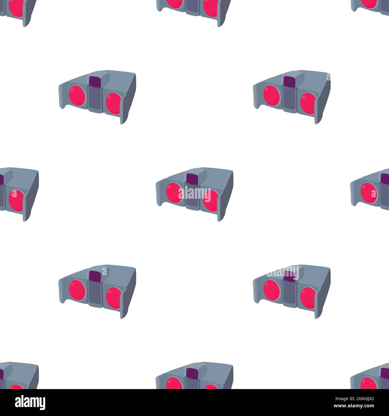 Binoculars pattern seamless background texture repeat wallpaper geometric vector Stock Vector