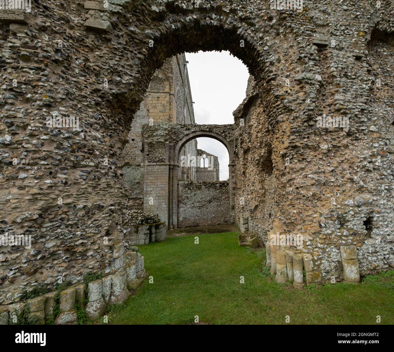 Stone Priory The stone and flint remains of a thirteenth century disused and ...