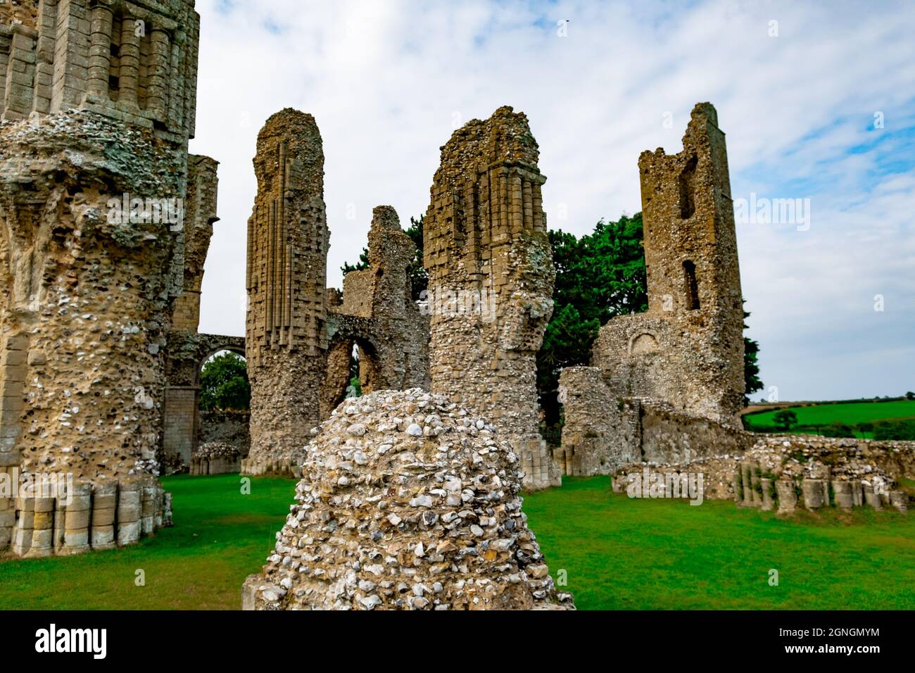 Stone Priory The stone and flint remains of a thirteenth century disused and ...