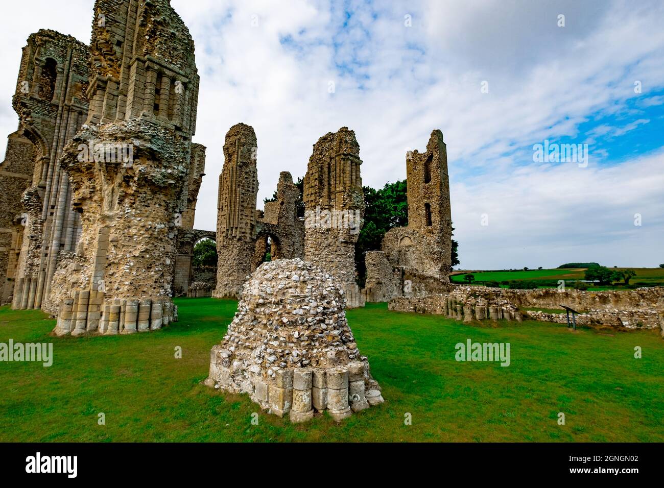 Stone Priory The stone and flint remains of a thirteenth century disused and ...