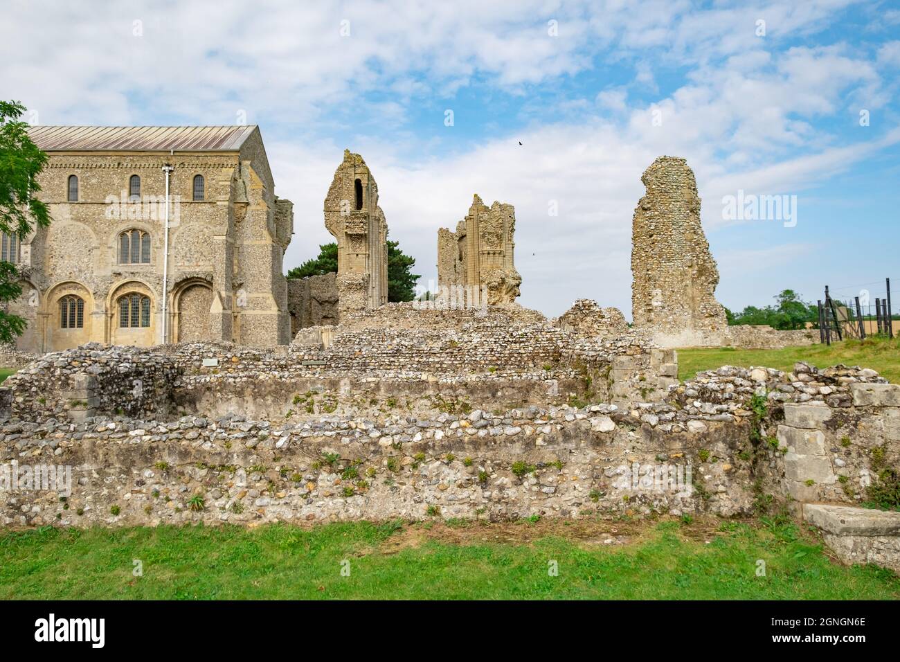 Stone Priory The stone and flint remains of a thirteenth century disused and ...