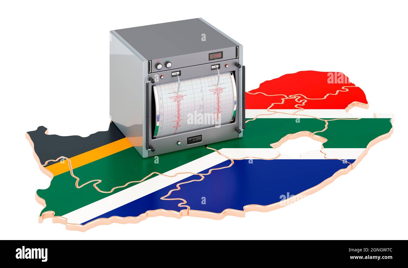 Earthquake today in south africa map