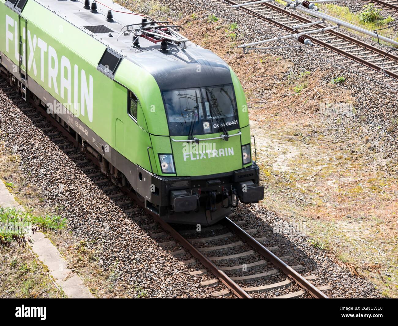 Flixtrain Train In Berlin, Germany Stock Photo