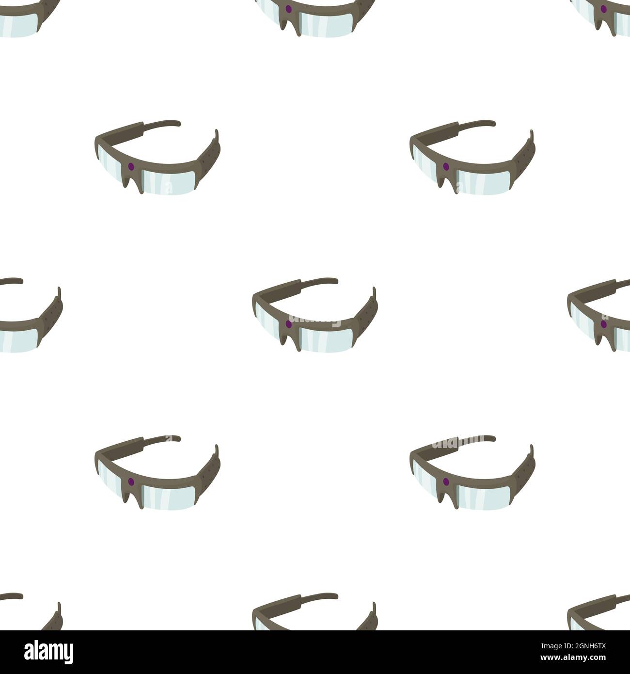 Spy glasses pattern seamless background texture repeat wallpaper geometric vector Stock Vector