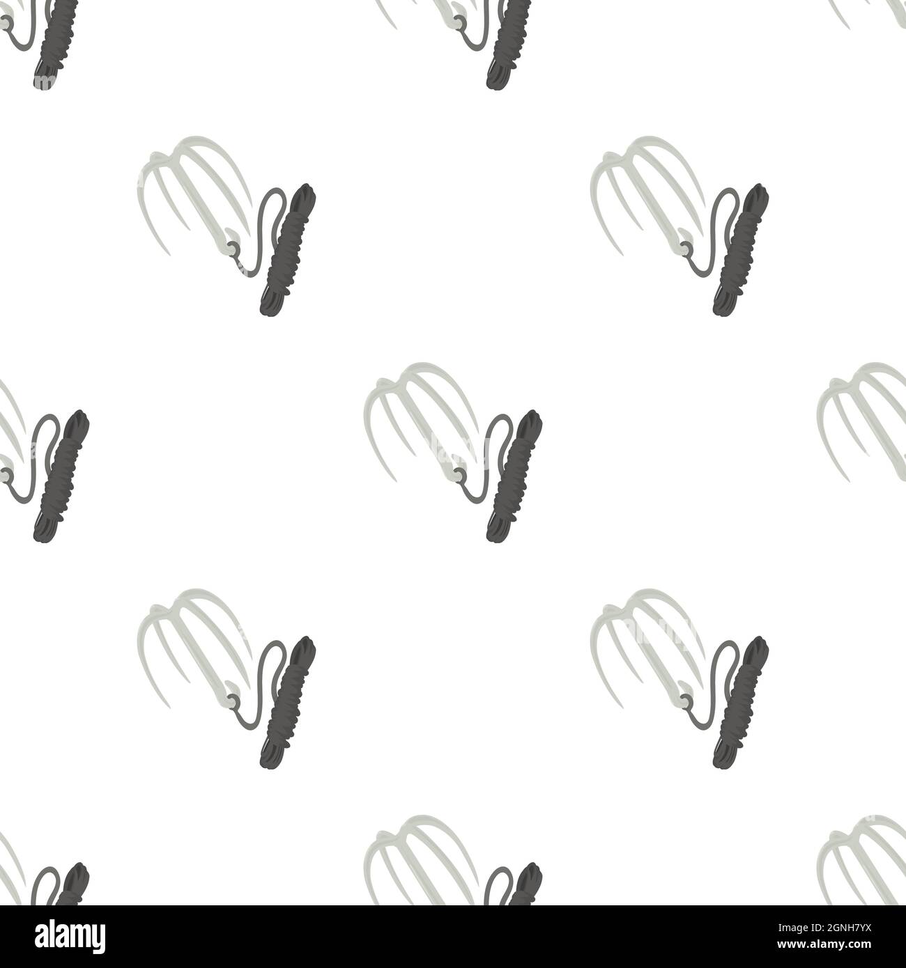 Spy equipment pattern seamless background texture repeat wallpaper geometric vector Stock Vector