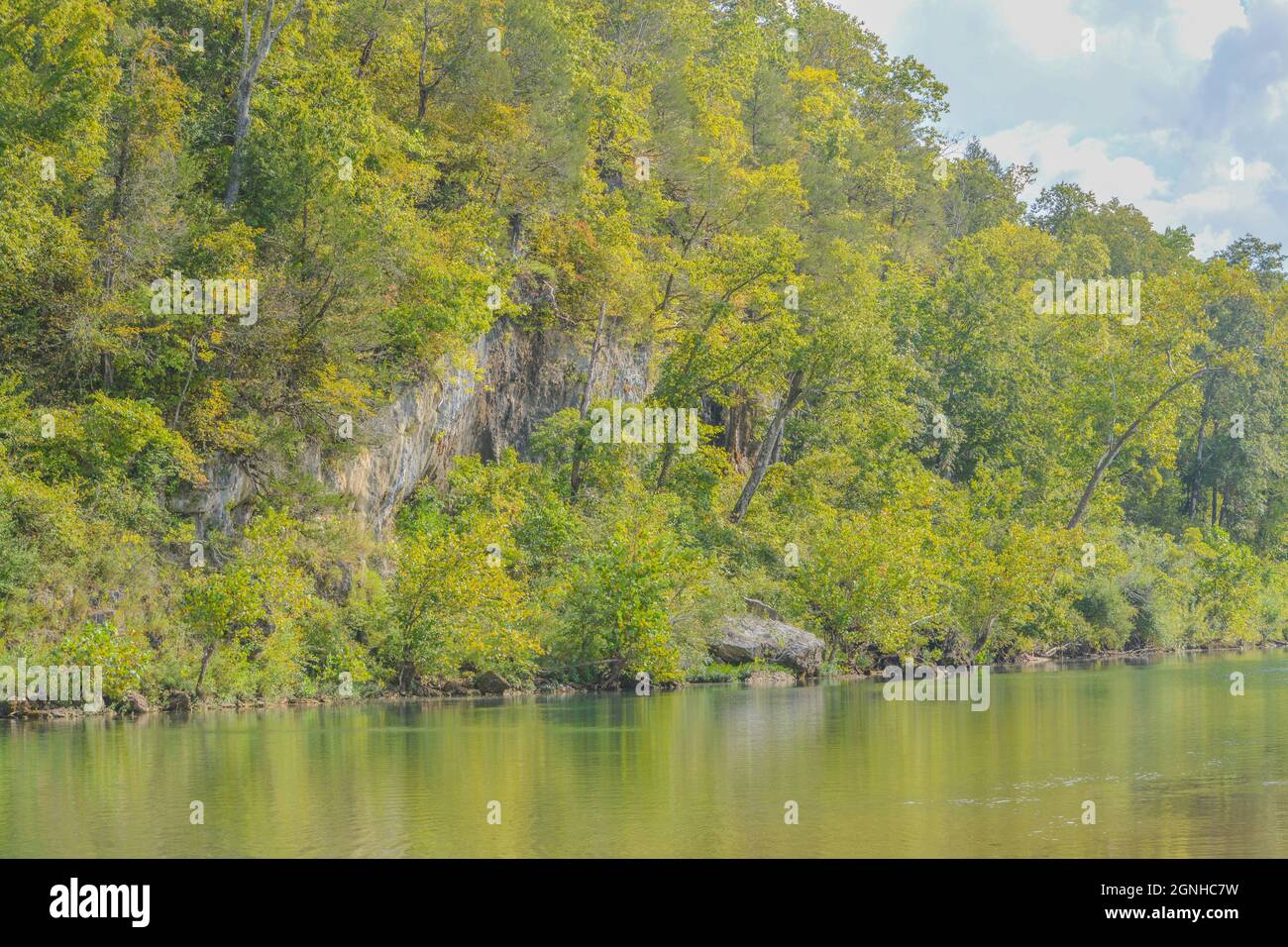 The Current River flowing through the wilderness of Ozark National