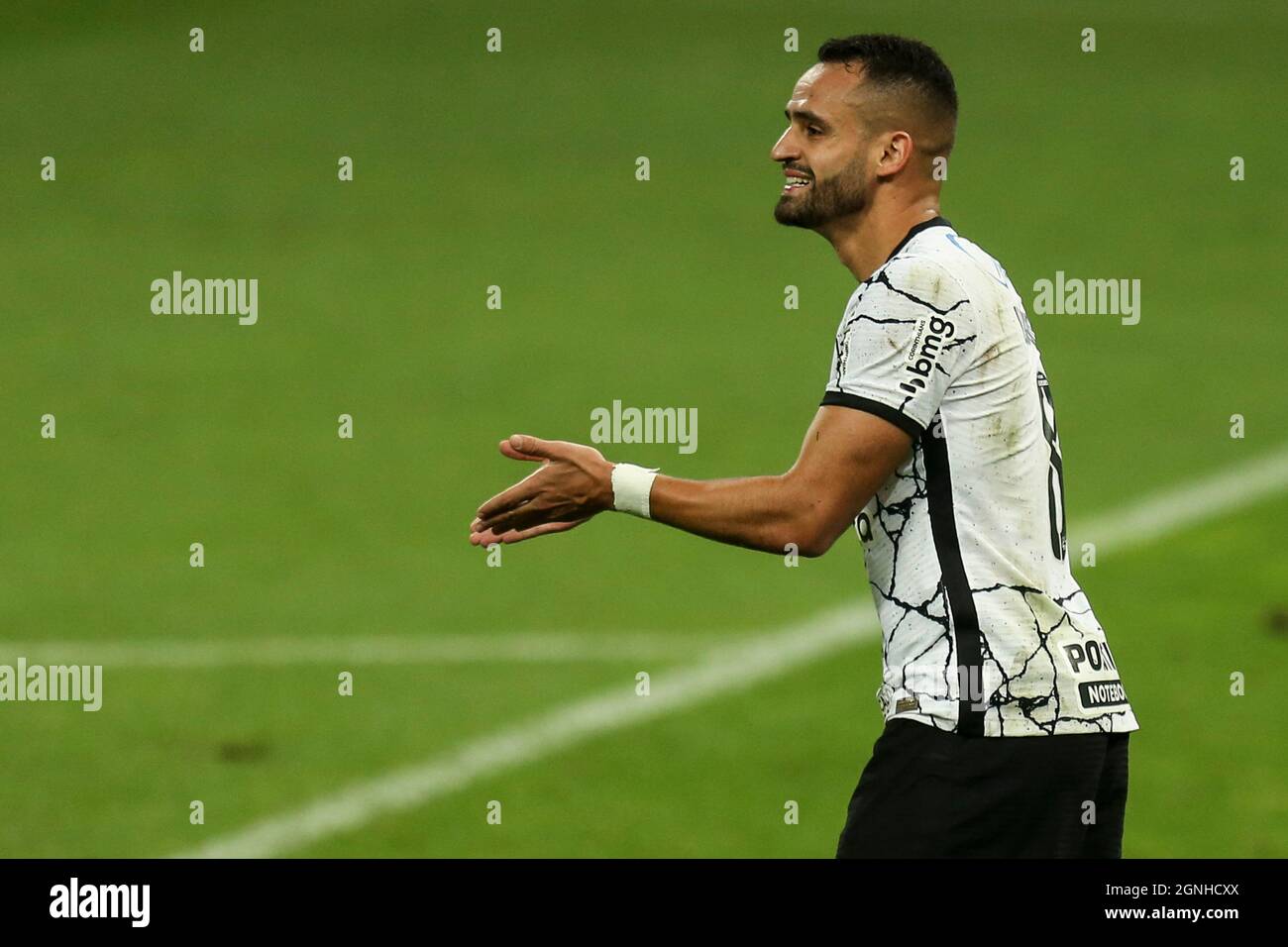 SÃO PAULO, SP - 25.09.2021: CORINTHIANS X PALMEIRAS - Renato Augusto during the game between Corinthians and Palmeiras held at Neo Química Arena in São Paulo, SP. The match is valid for the 22nd round of the Brasileirão 2021. (Photo: Marco Galvão/Fotoarena) Stock Photo