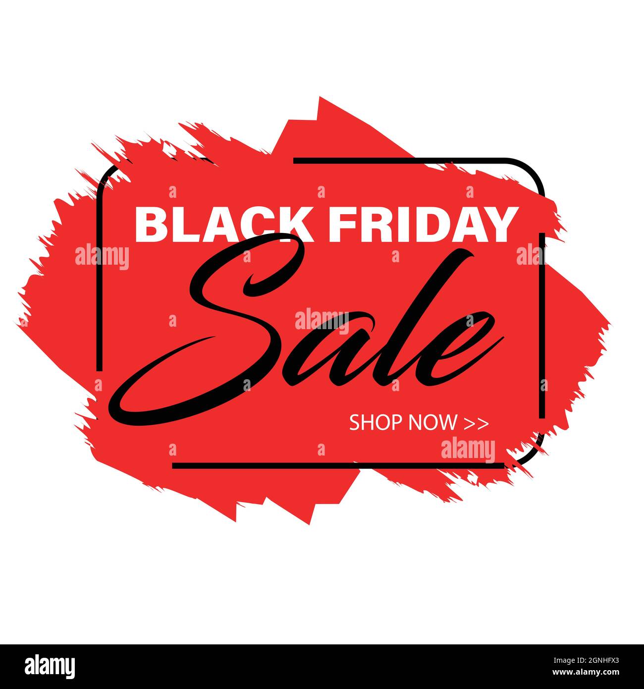 Black Friday sales banner vector illustration Stock Vector Image & Art